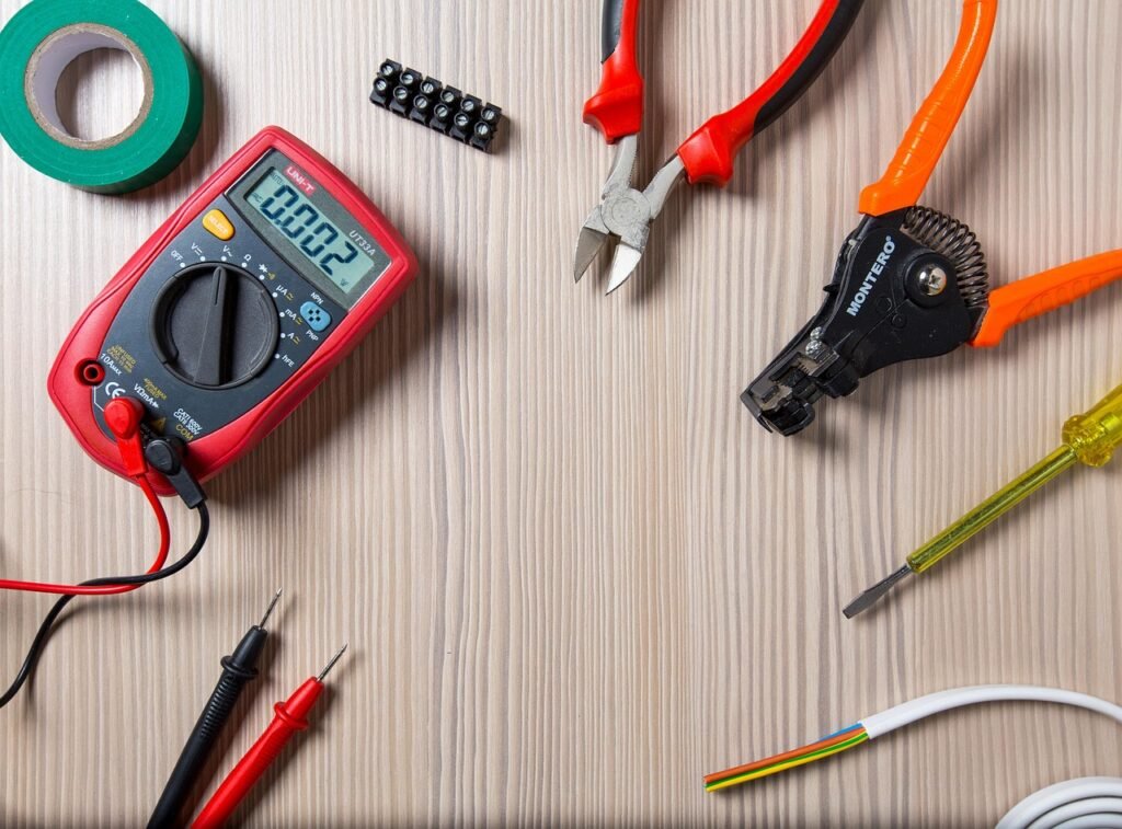 Licensed electrician performing an electrical panel upgrade for a Brookwood, AL home