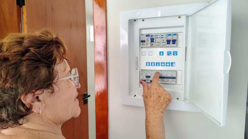 Outdated Fuse Box Panel Typical of Older Homes in Gardendale, AL