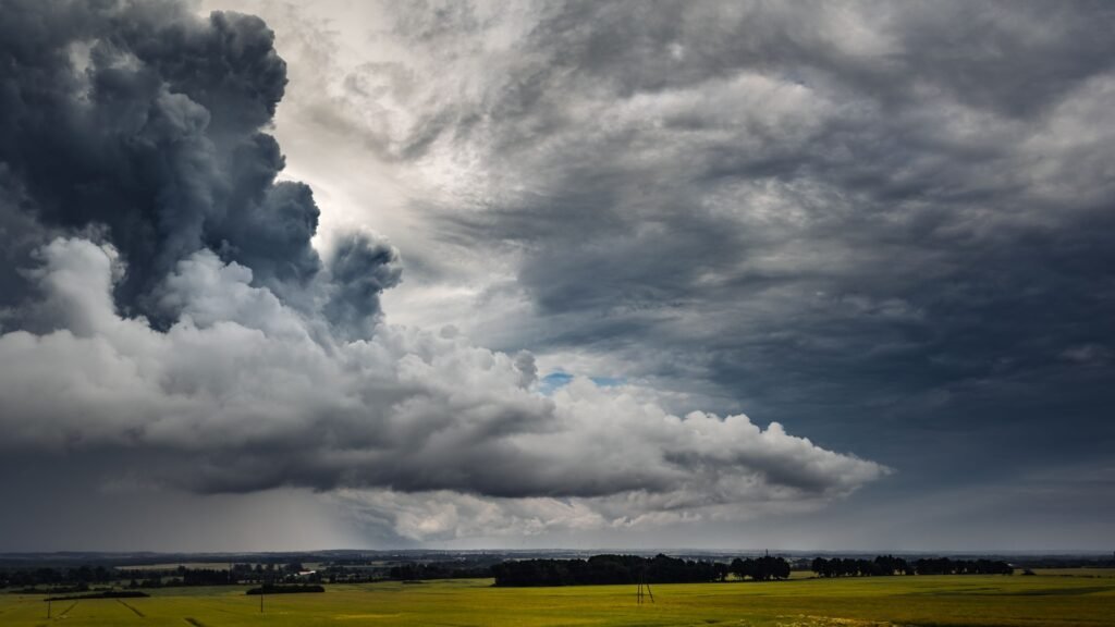 Storm Clouds Over Winston County Alabama Near Haleyville